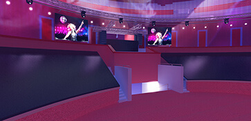 3D visual visualisatie event evenement opbouw opzet impressie render