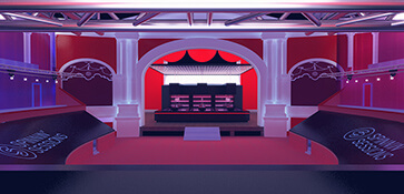 3D visual visualisatie event evenement opbouw opzet impressie render