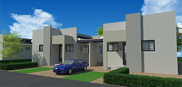 Artist Impression vastgoed visualisatie exterieur woning woningbouw render